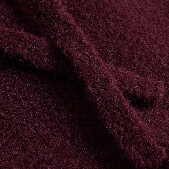 EXPRESS High Waisted Plush Knit Sweater Joggers - Picture 9 of 9